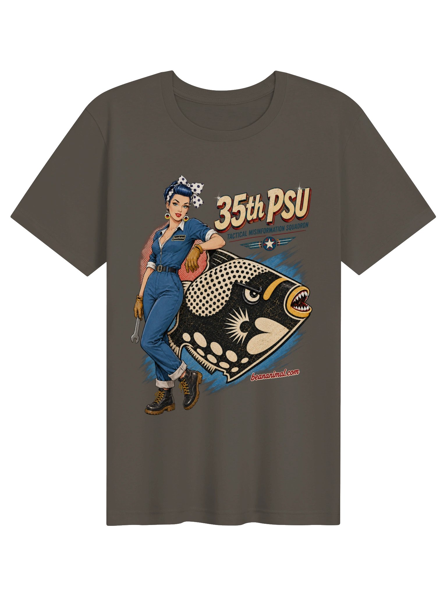 BeanAnimal 35th PSU Triggerfish Mechanic Tee product image (1)