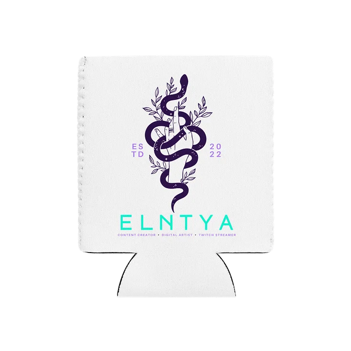 El Snek Logo Good Vibes Only Can Cooler Coozie product image (1)