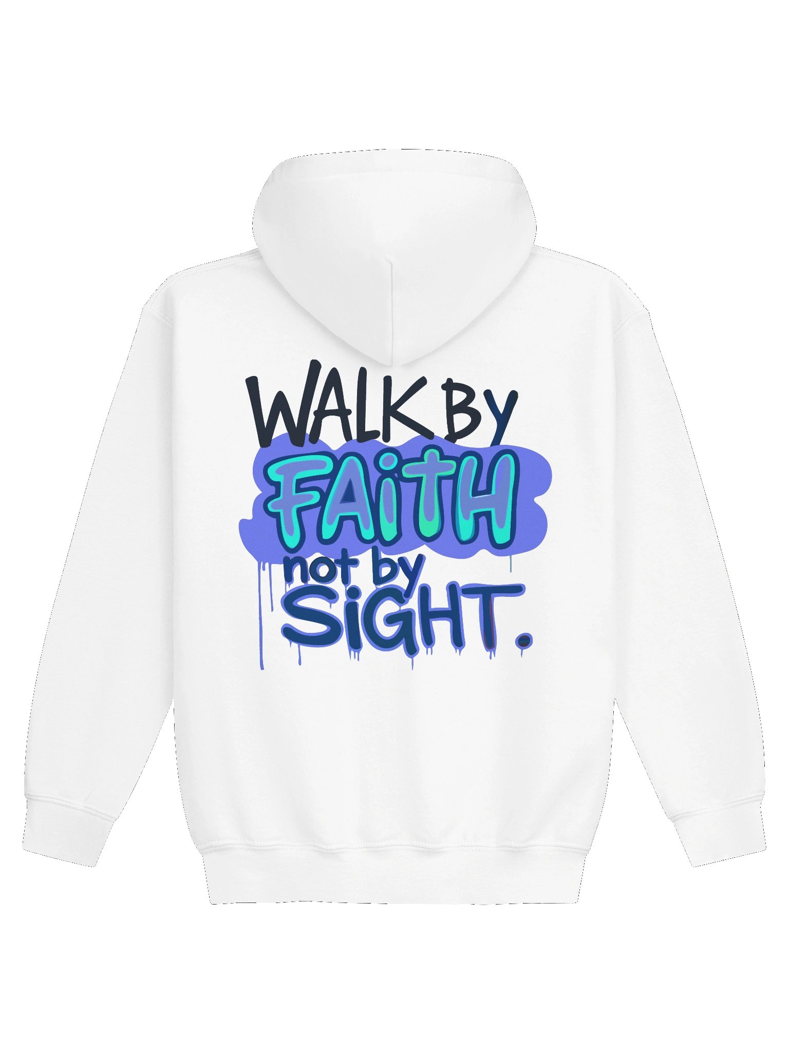 Walk by Faith Not by Sight Boys Bible Verse Hoodie product image (5)