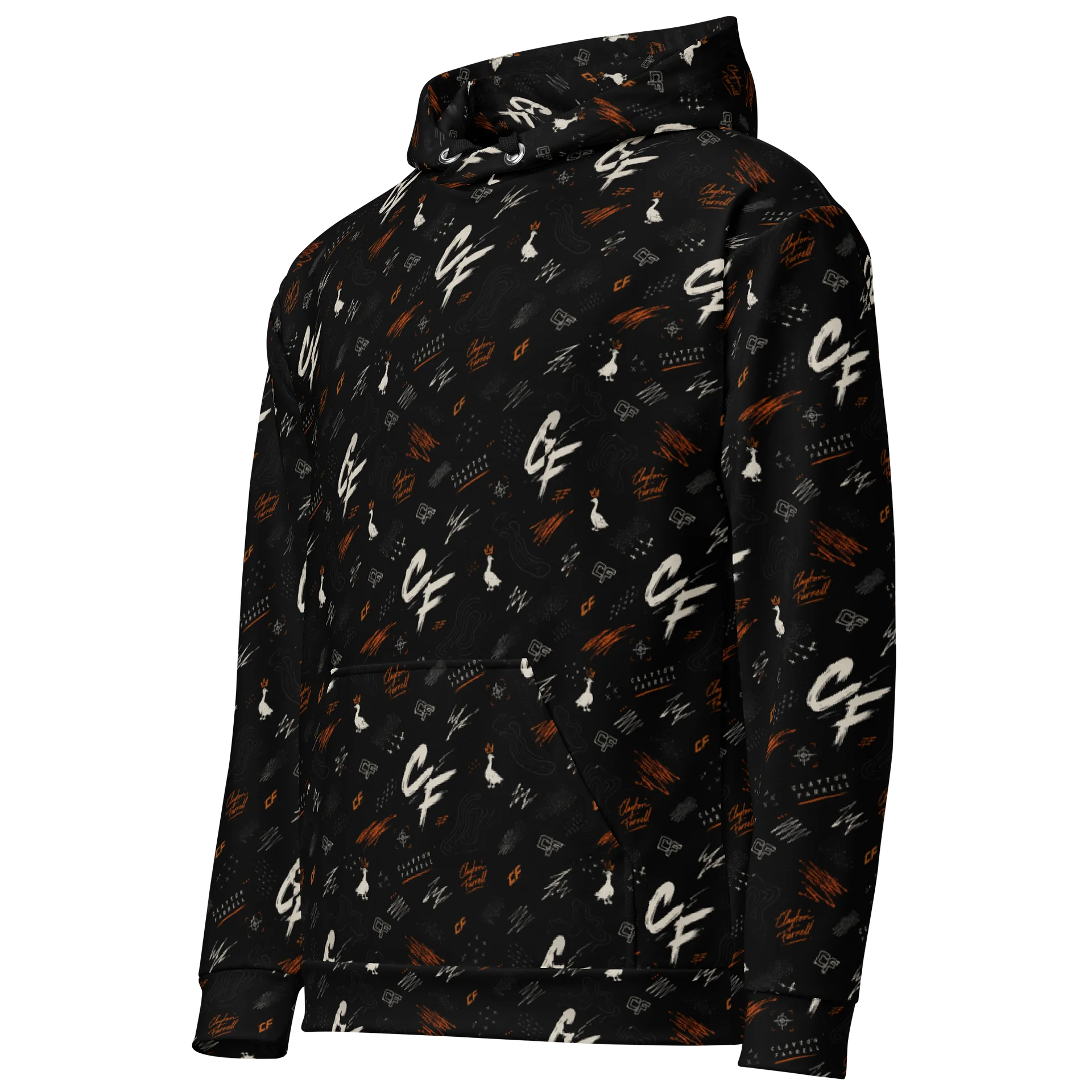 CF Pattern All-Over Print Hoodie product image (3)