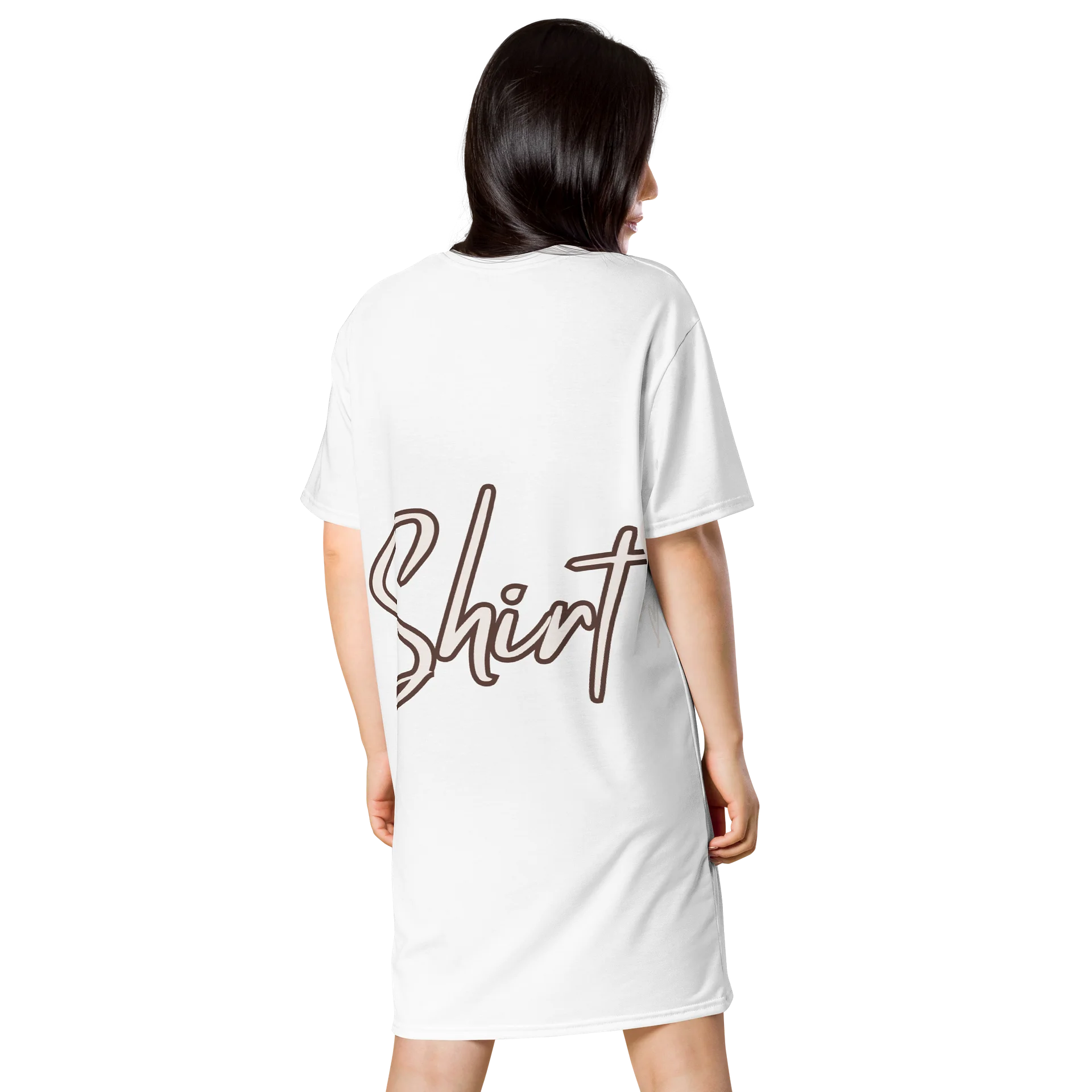 Heartfelt Script All-Over T-Shirt Dress product image (4)