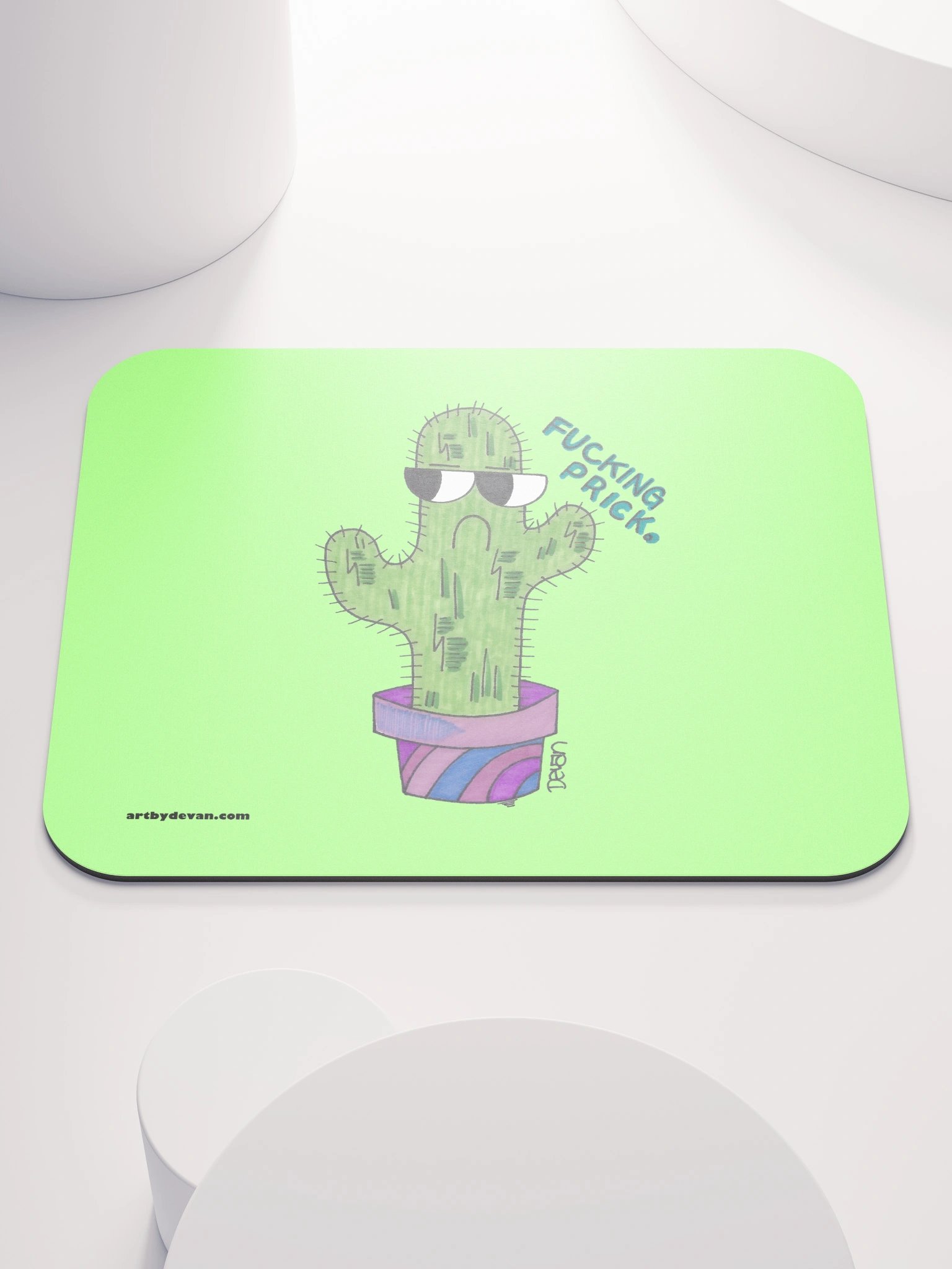 Insulting Cactus Mousepad product image (1)