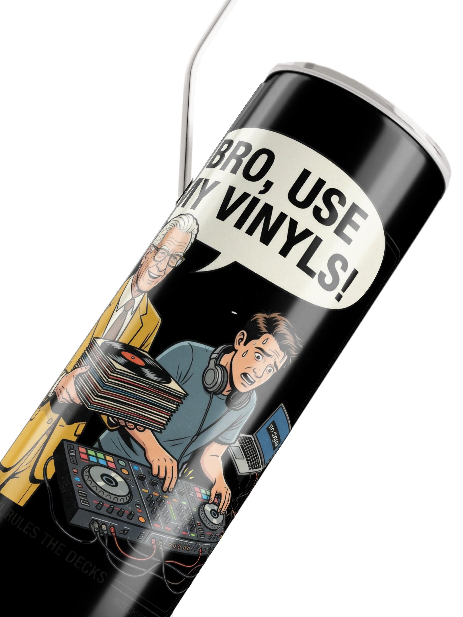 Bro, Use My Vinyls! Water Bottle product image (4)