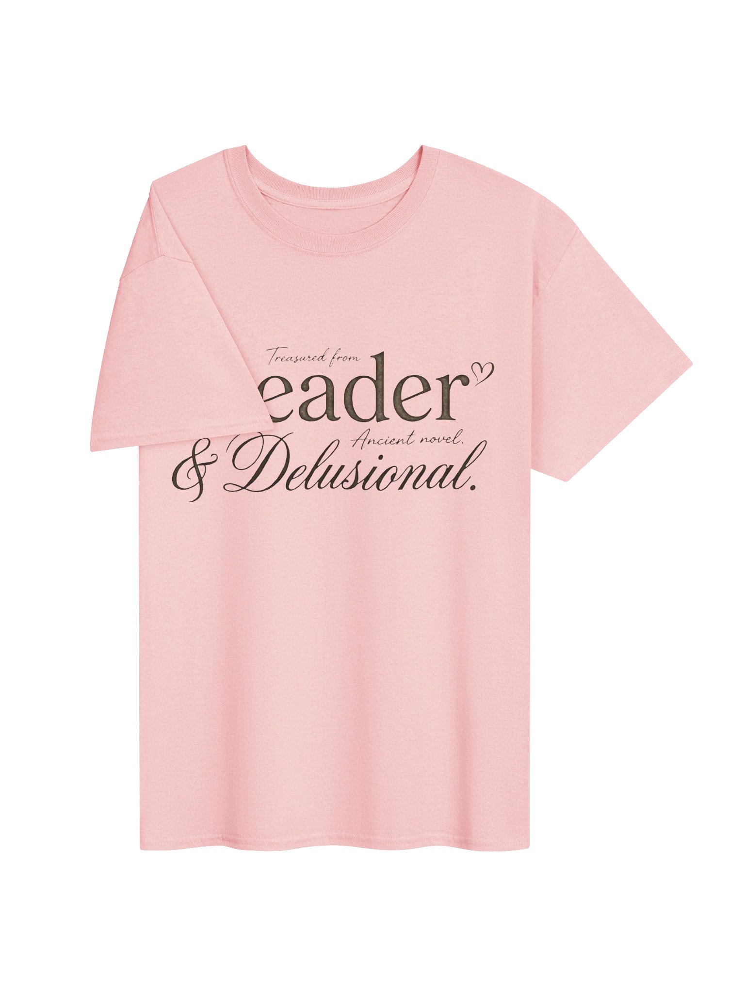 Reader & Delusional Premium Editorial Tee | Dark Romance Edition product image (3)