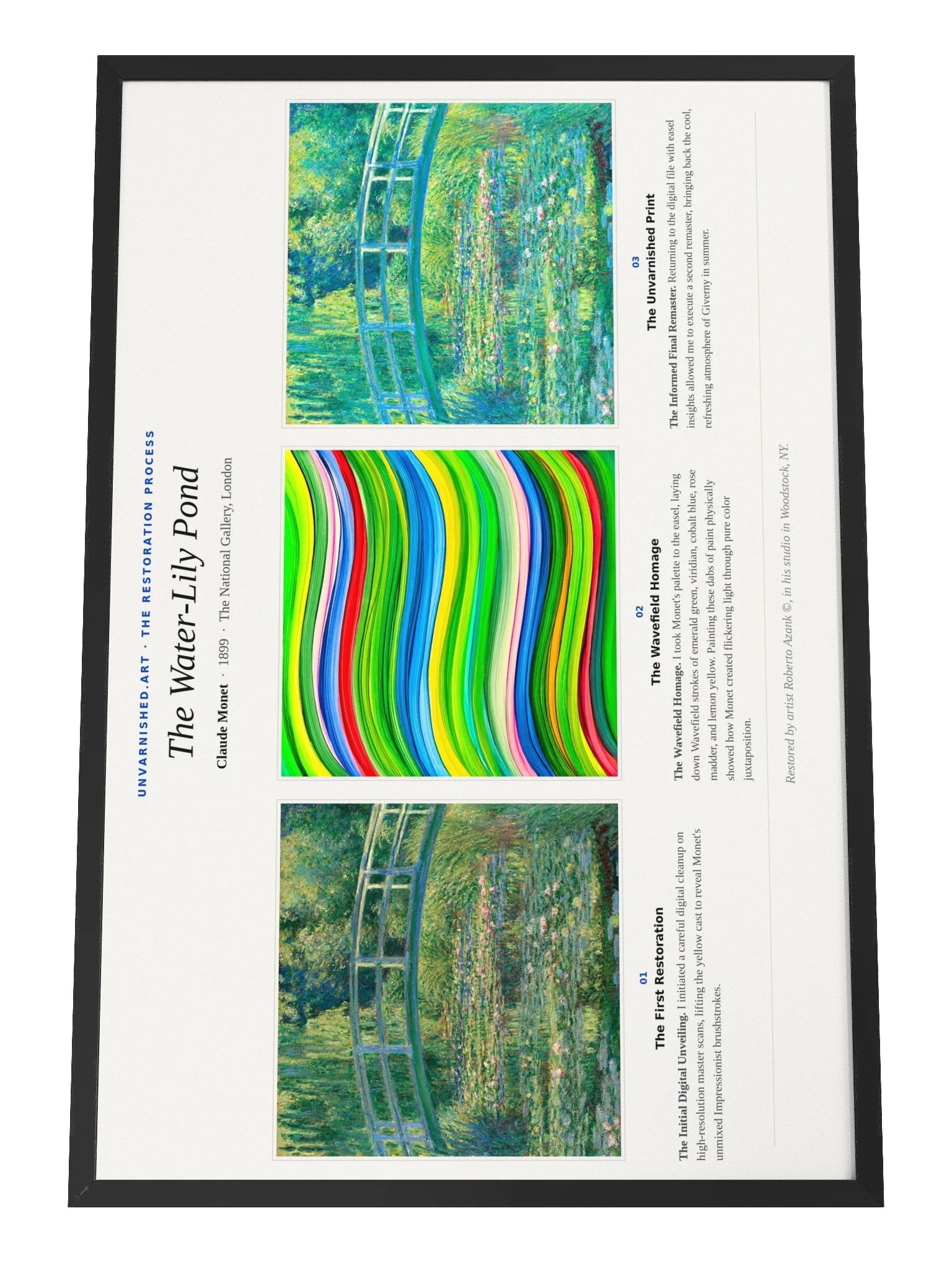 The Water-Lily Pond — Framed Process Poster product image (1)