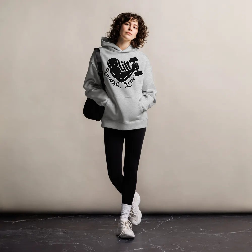 Lift Laugh Love Dark Mode Flex Pump Cover Hoodie product image (8)