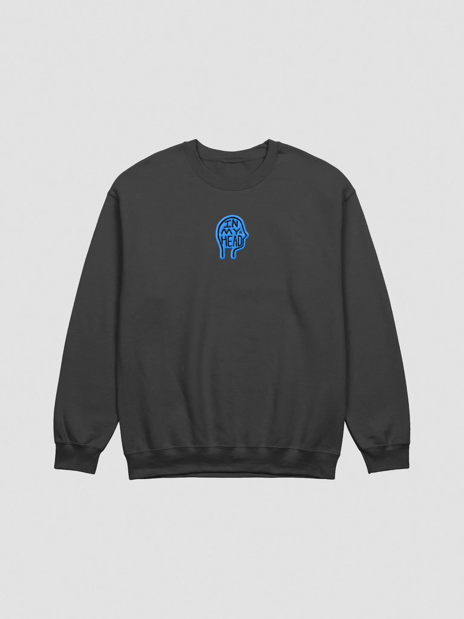 In My Head embroidered crewneck (blue contrast design) product image (5)