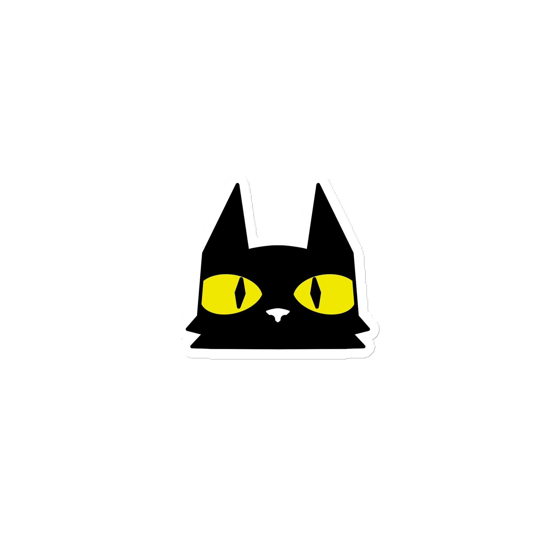 Black Cat Magnet product image (1)