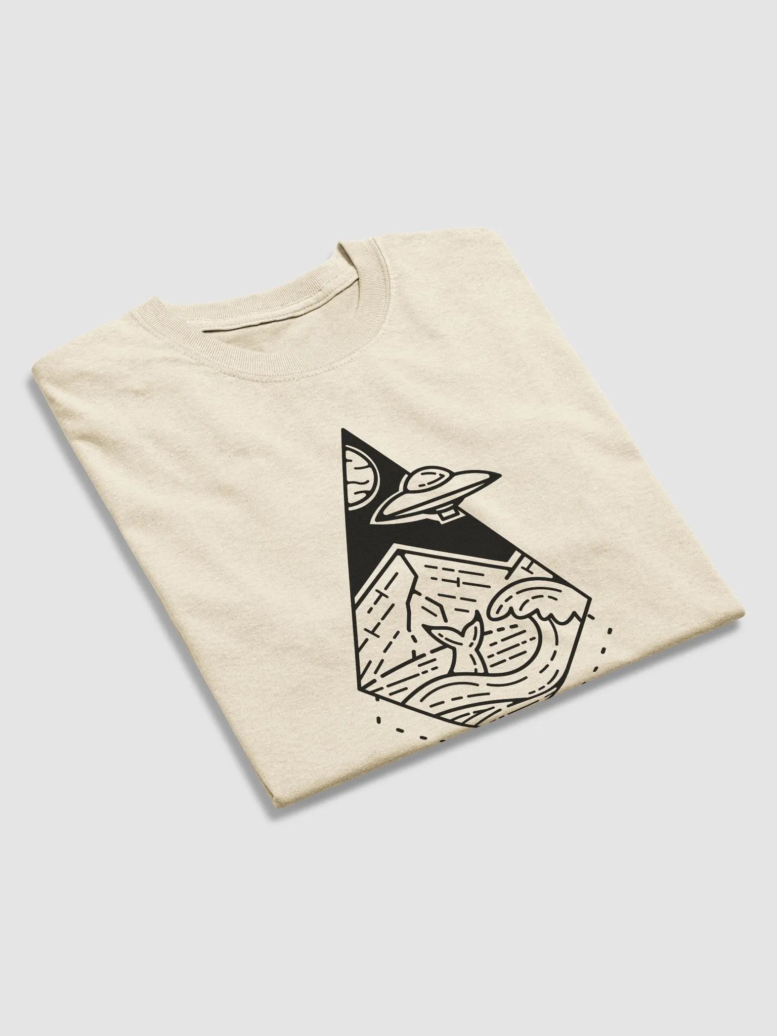 UFO & Whale Tee B product image (23)