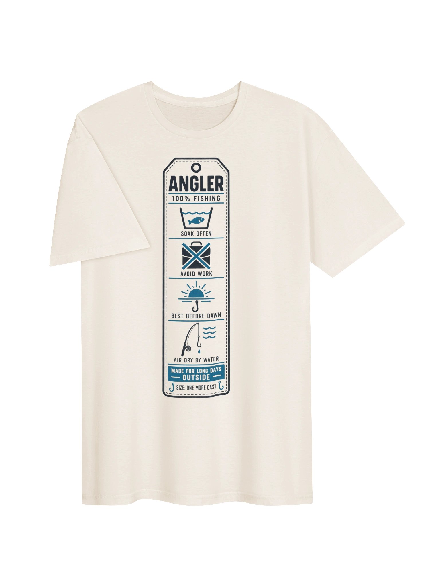 Care Instructions for an Angler T-Shirt product image (3)