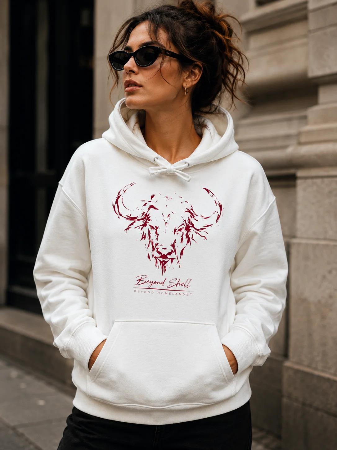 Beyond Shell — Tribal Ink Organic Hoodie | Beyond Homelands™ Feel Collection product image (3)
