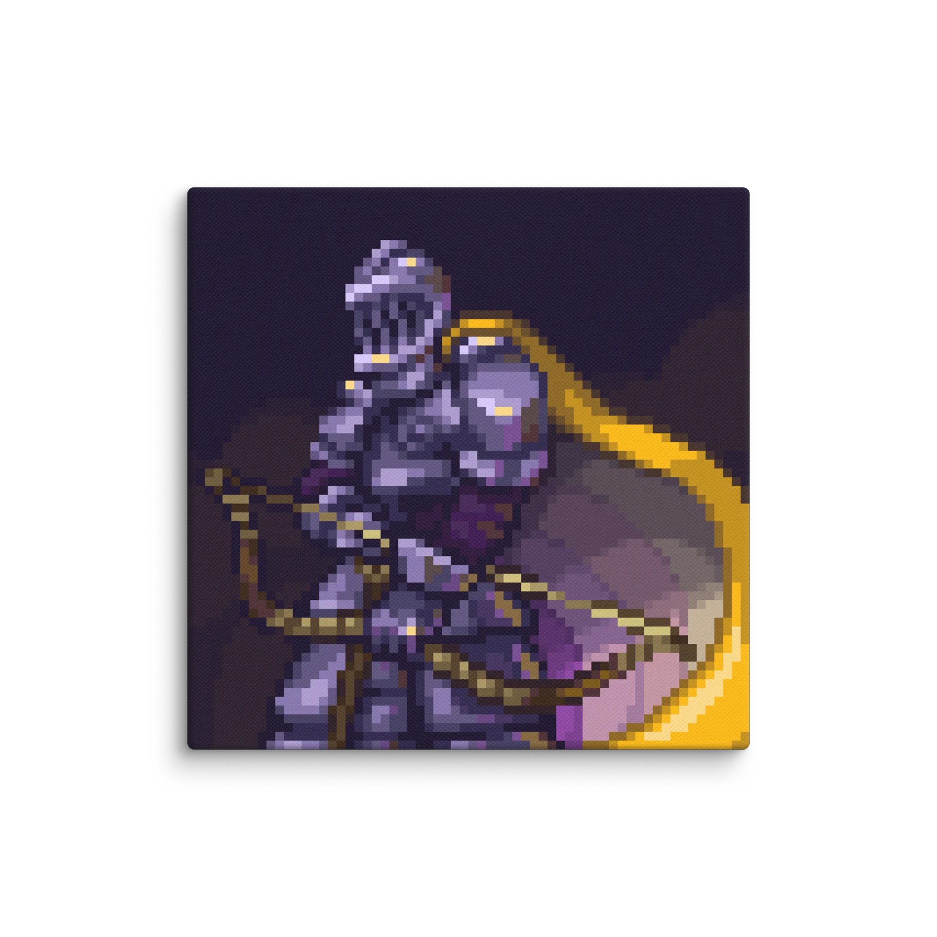Trixic Knight Pixel Art Canvas Print product image (1)