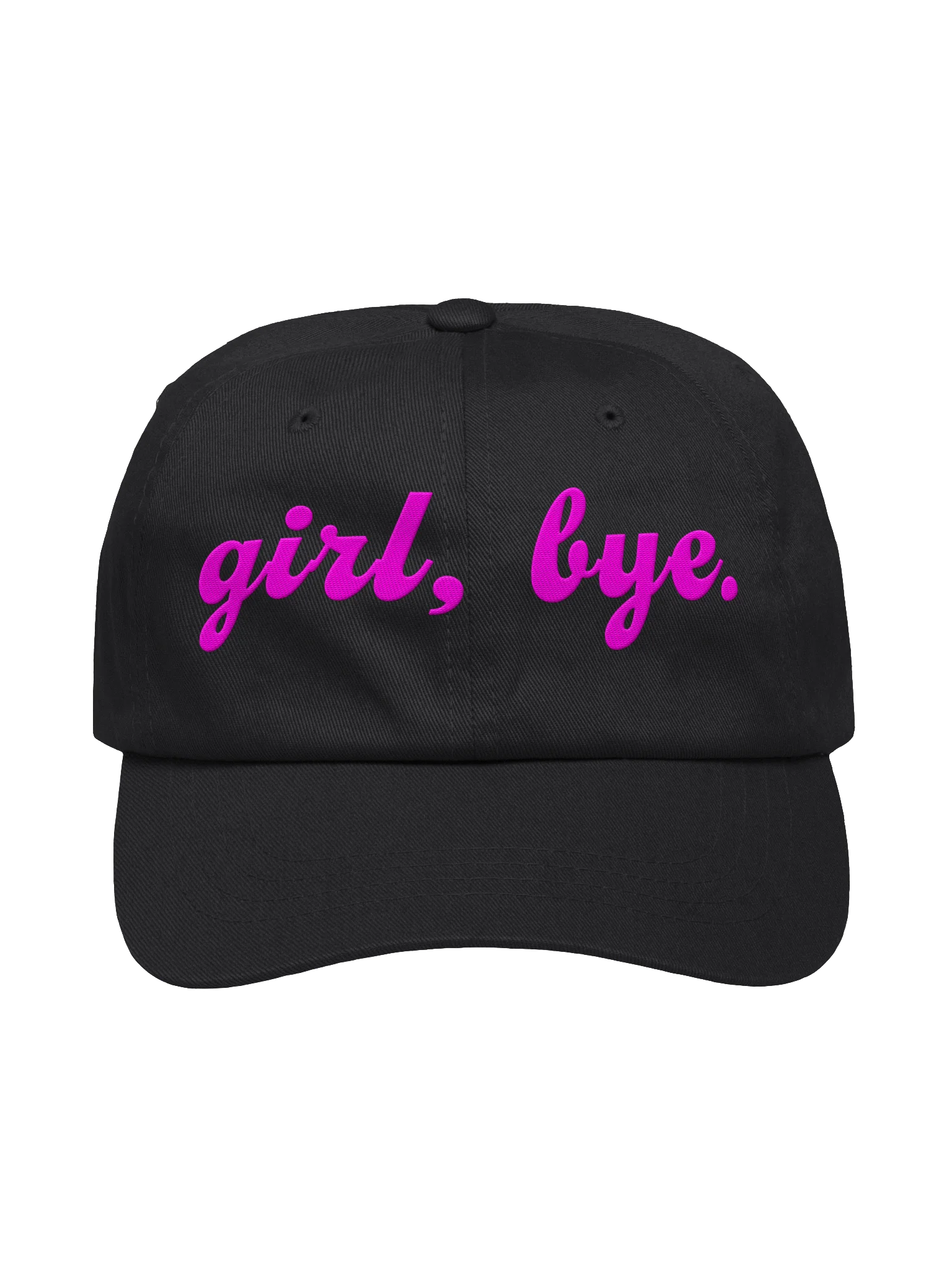 Girl, Bye by Aaliyah Quick Pink Cursive Hat product image (1)
