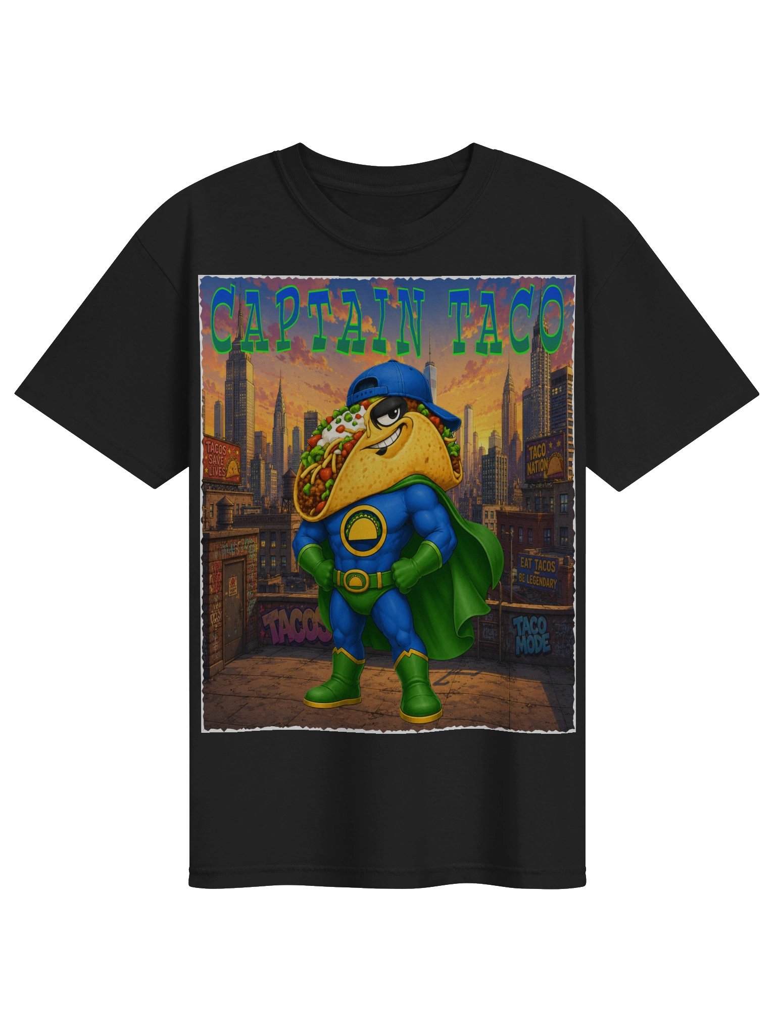 Captain Taco Comic Tee - The taco Family product image (7)