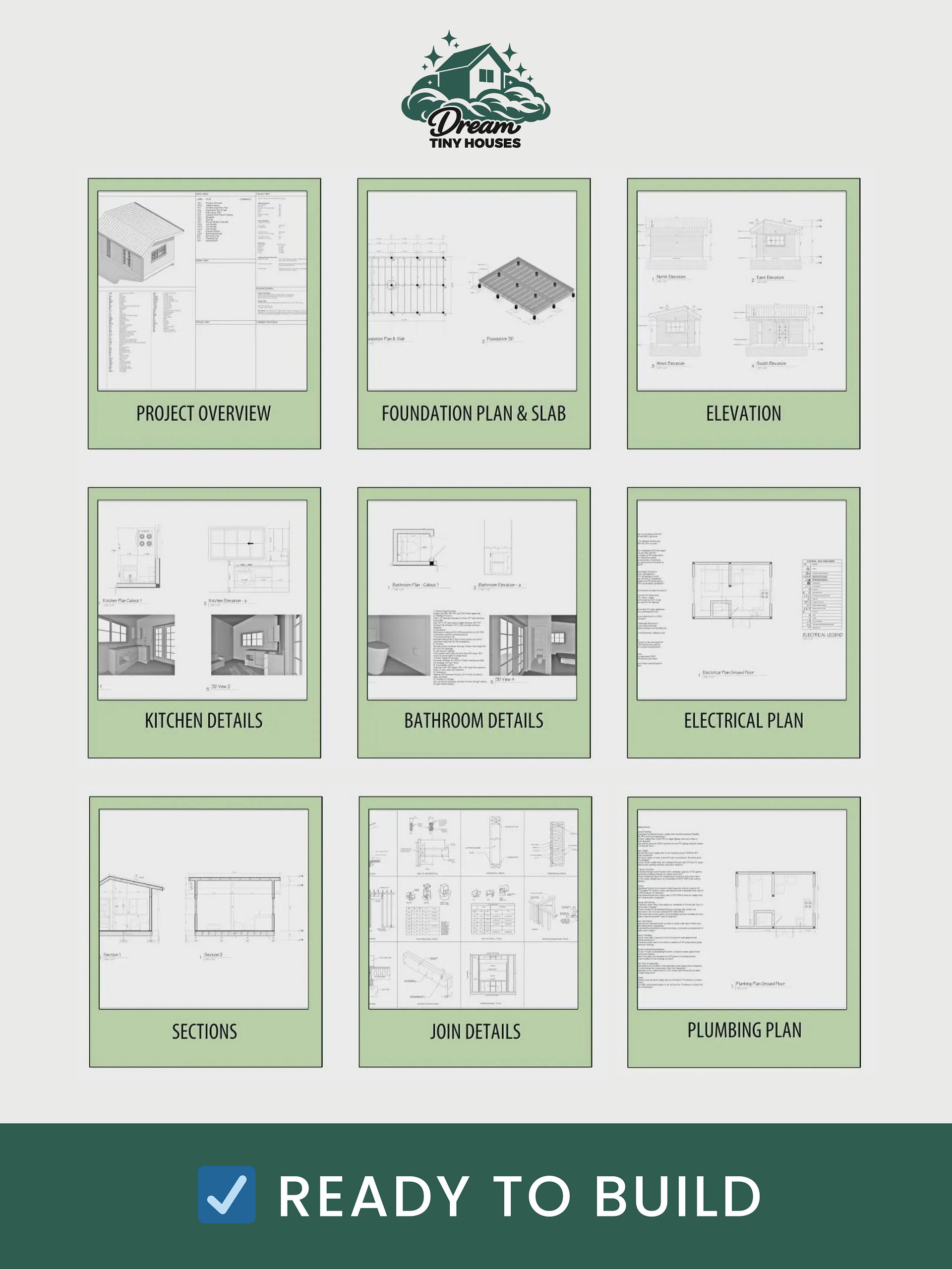 The Shelter Tiny House Blueprint Set (CAD File + Materials List) product image (8)