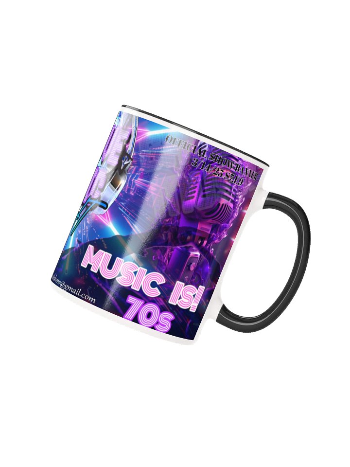 70s Groove Music Night Official Show Banner Ceramic Mug product image (7)