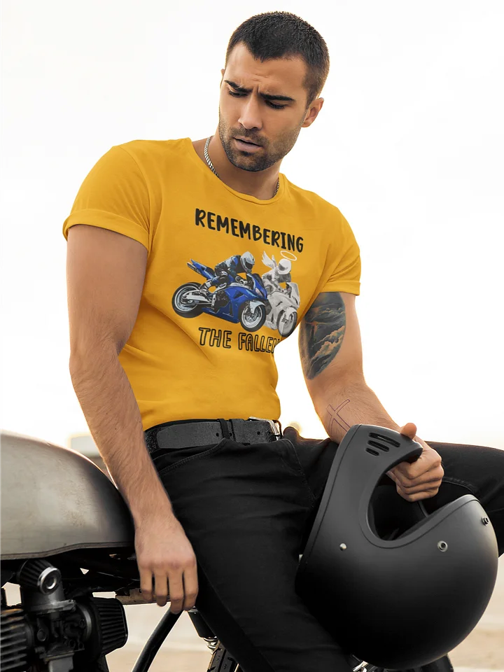 Remembering The Fallen (blue bike) T-Shirt product image (1)