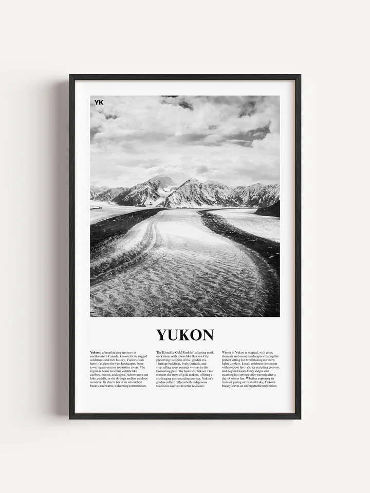 Yukon 02 Newspaper Poster | Framed product image (1)