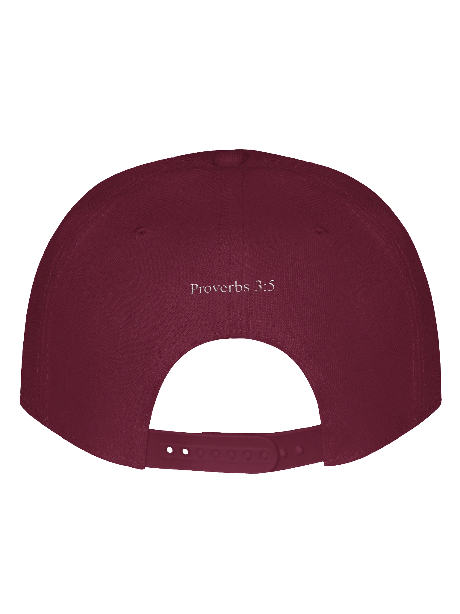 Embroidered Proverbs 3:5 Wool Snapback Cap product image (4)