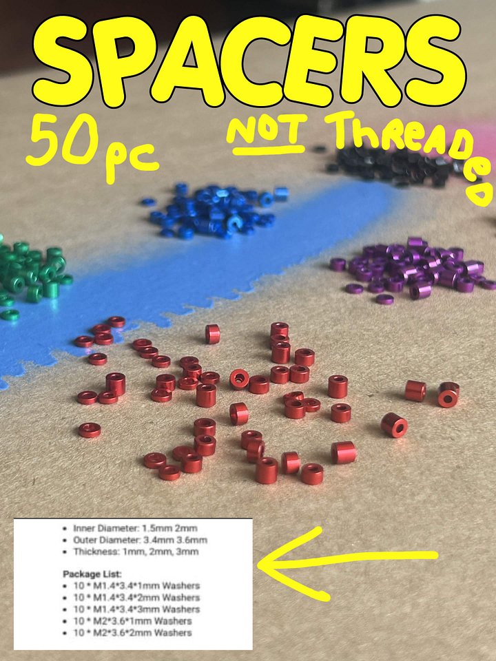 COLORED SPACERS product image (1)