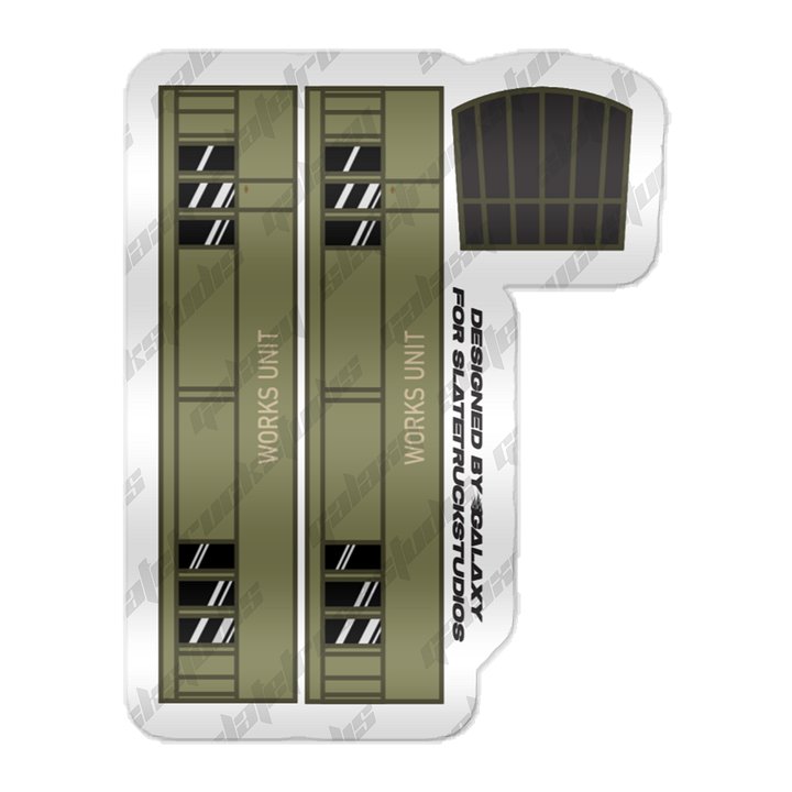 ERTL “Works Unit Coach” Sticker Set product image (1)
