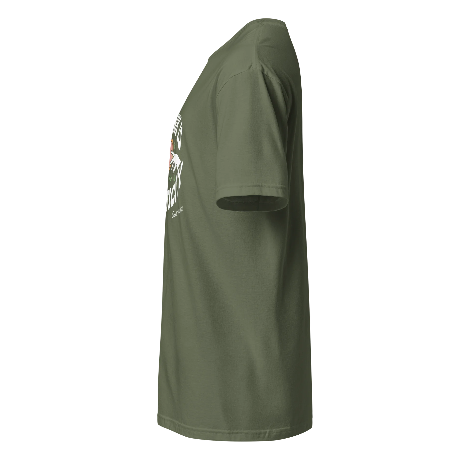 “My Kink Is Authenticity” Military Green Soft-Style T- product image (3)