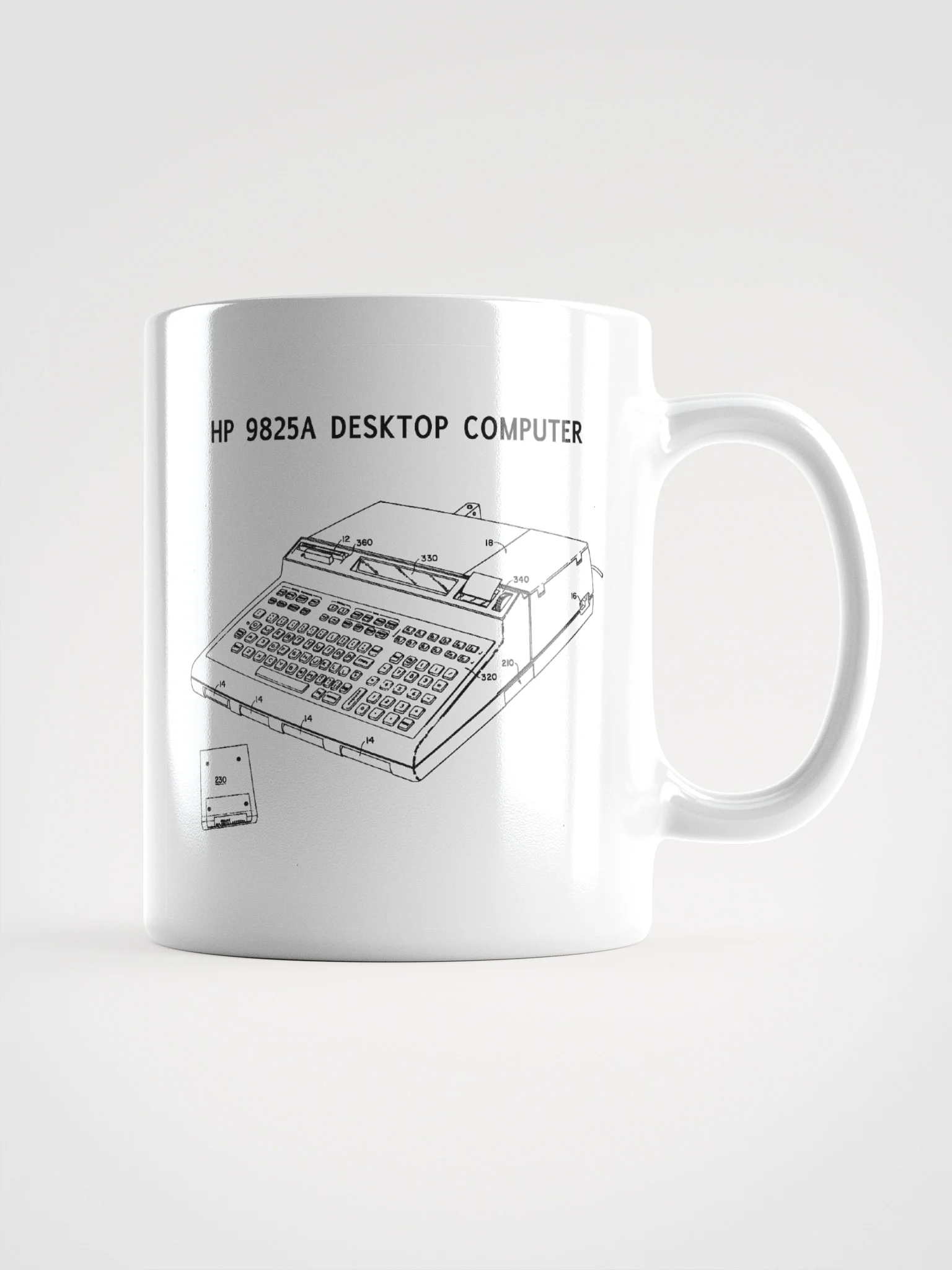 HP 9825 Computer Mug product image (1)