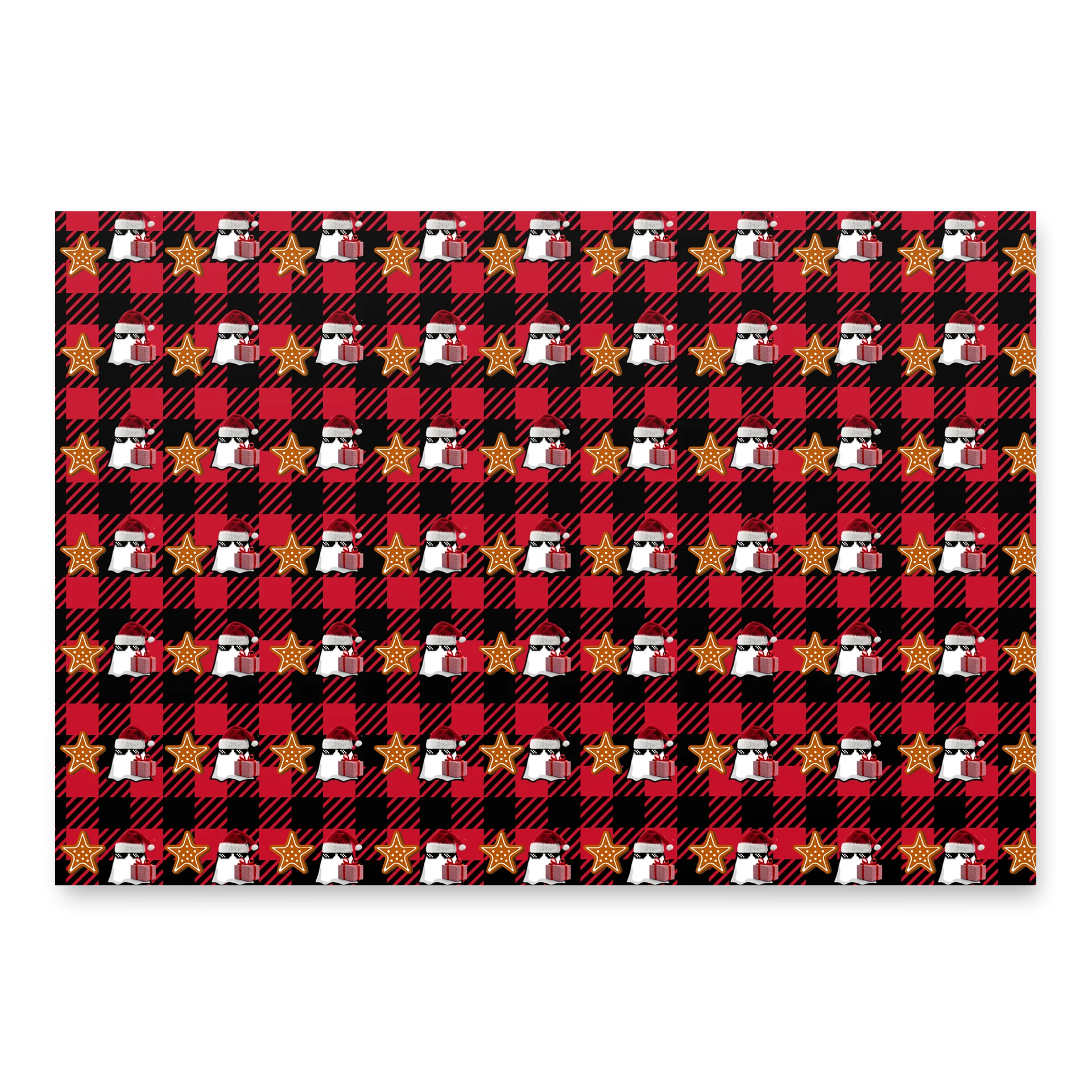Ghost christmas gift wrap product image (3)