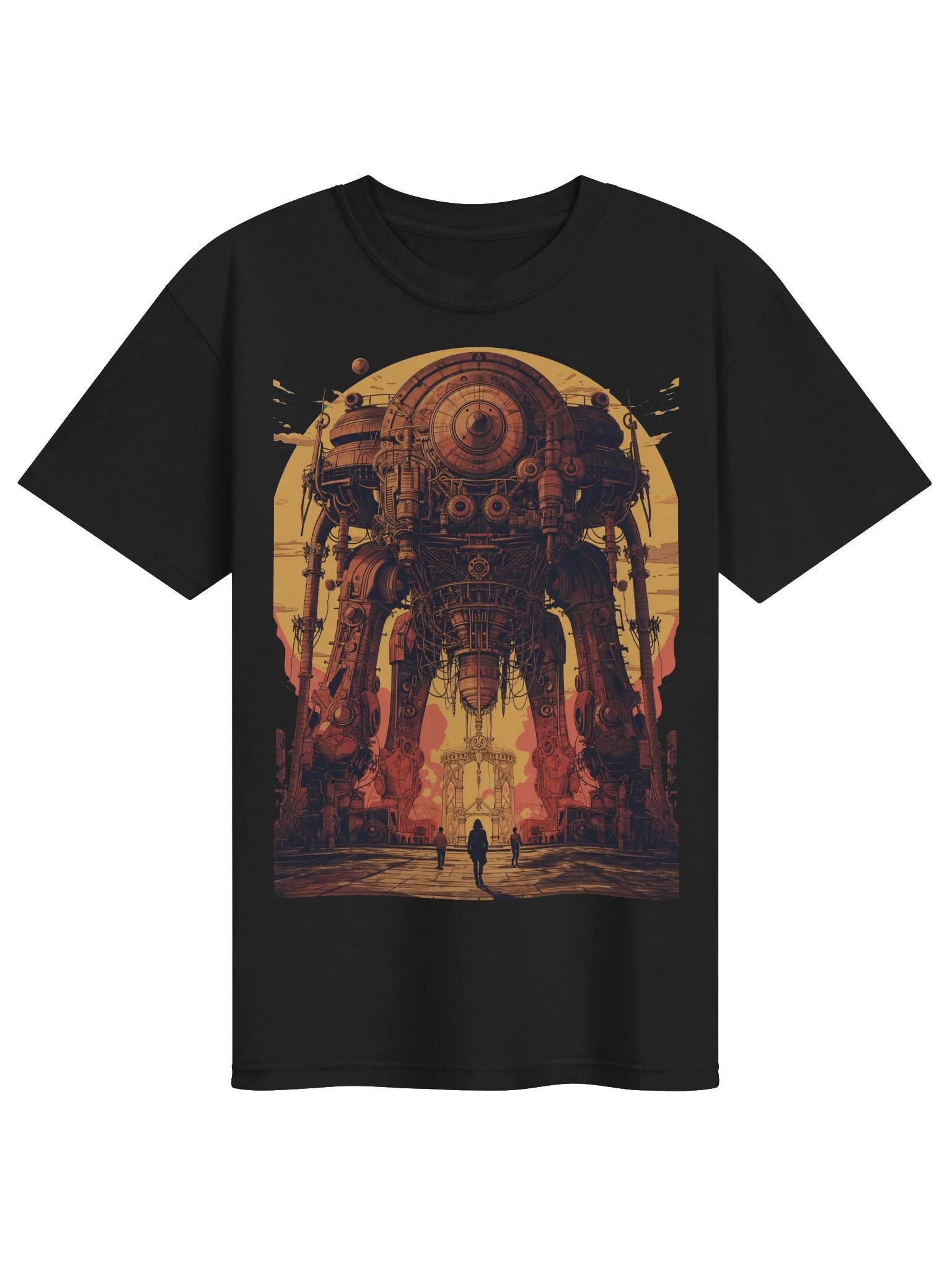 Sunset Mecha Giant Heavyweight T-Shirt product image (1)