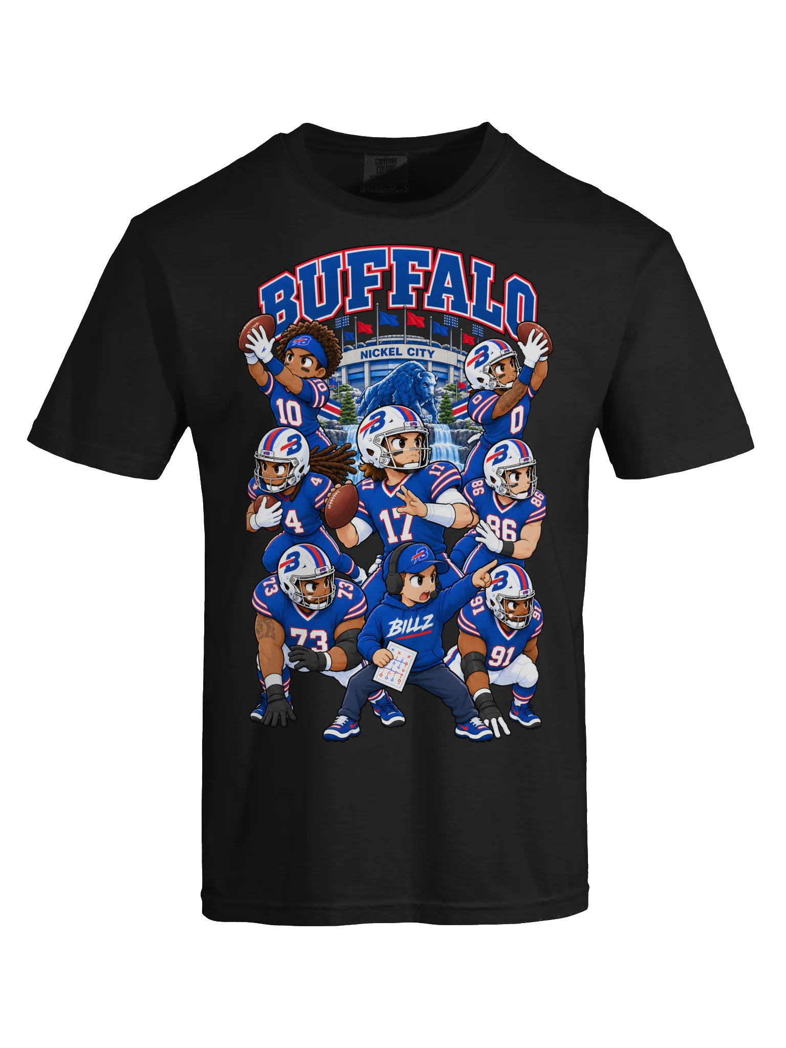 Buffalo Football Animated Player T-Shirt product image (35)