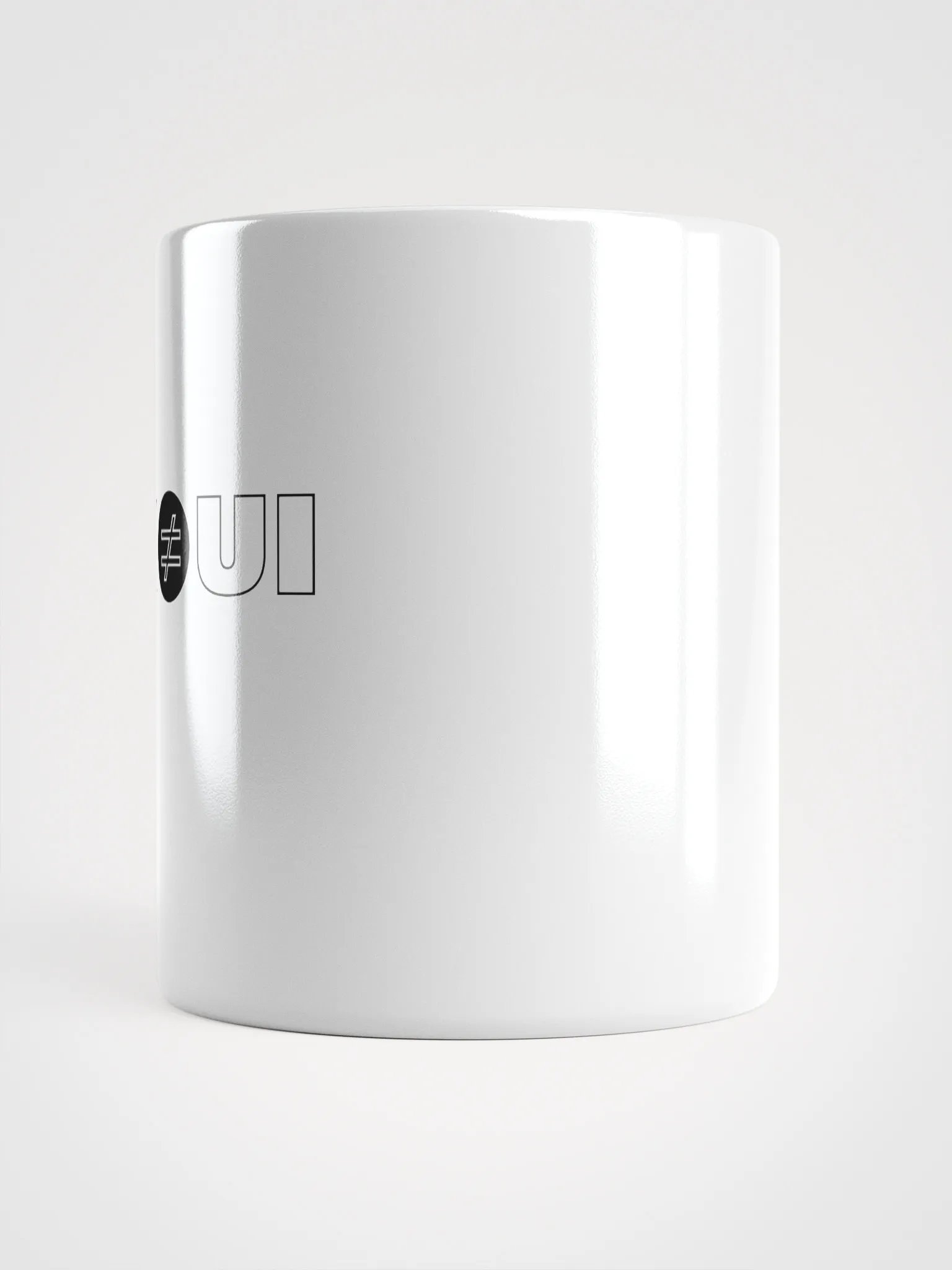 UX ≠ UI White Mug product image (5)