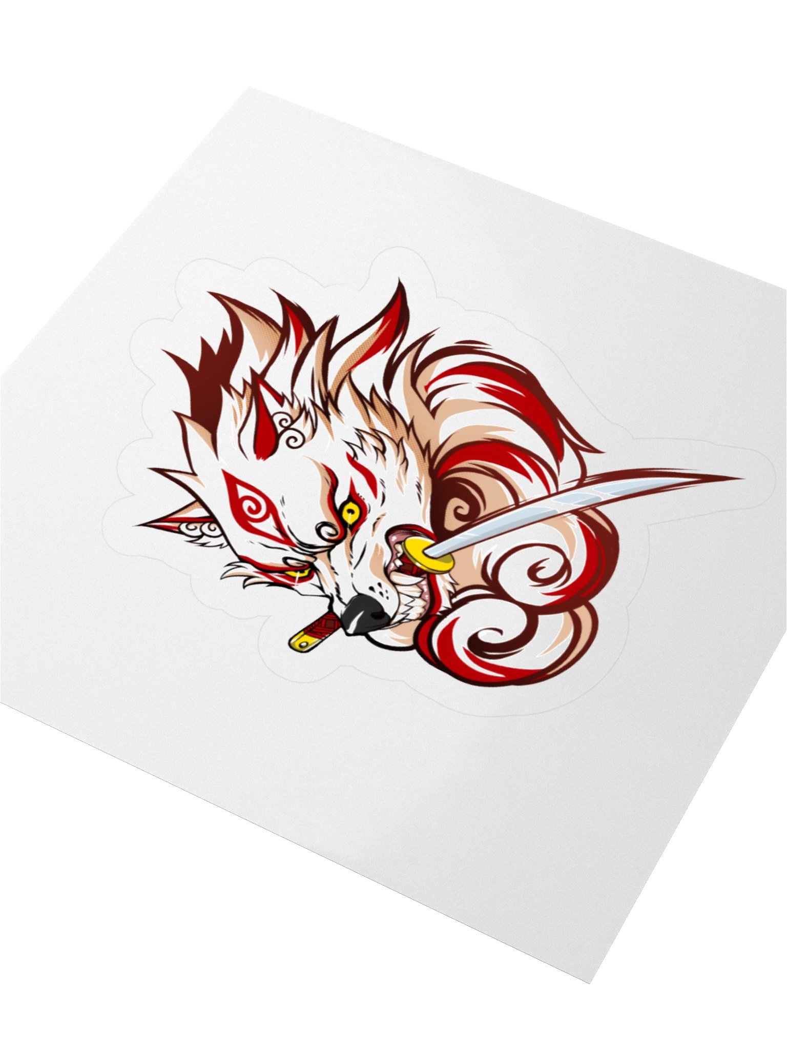 Ookami no Ken sticker product image (8)
