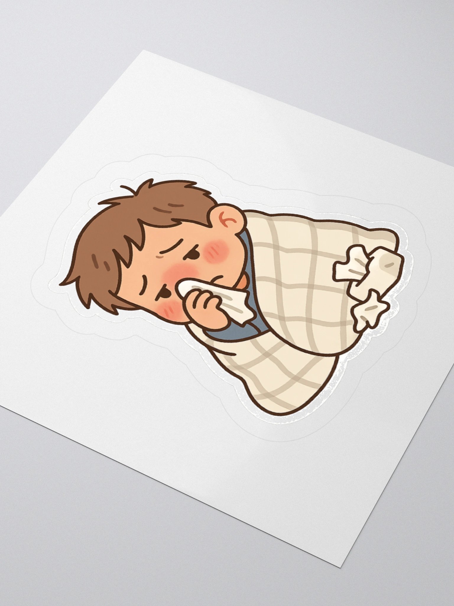 Sniffles & Blankets – Sick Boy Sticker product image (7)