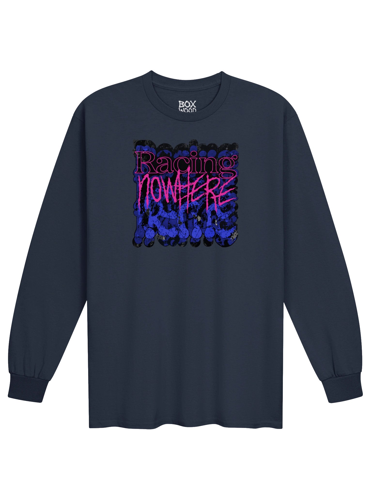 Racing Nowhere | Heavyweight Long Sleeve Tee | Suburban Stagnation product image (2)