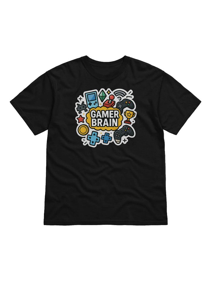 Gamer Brain Iconic Tee product image (4)
