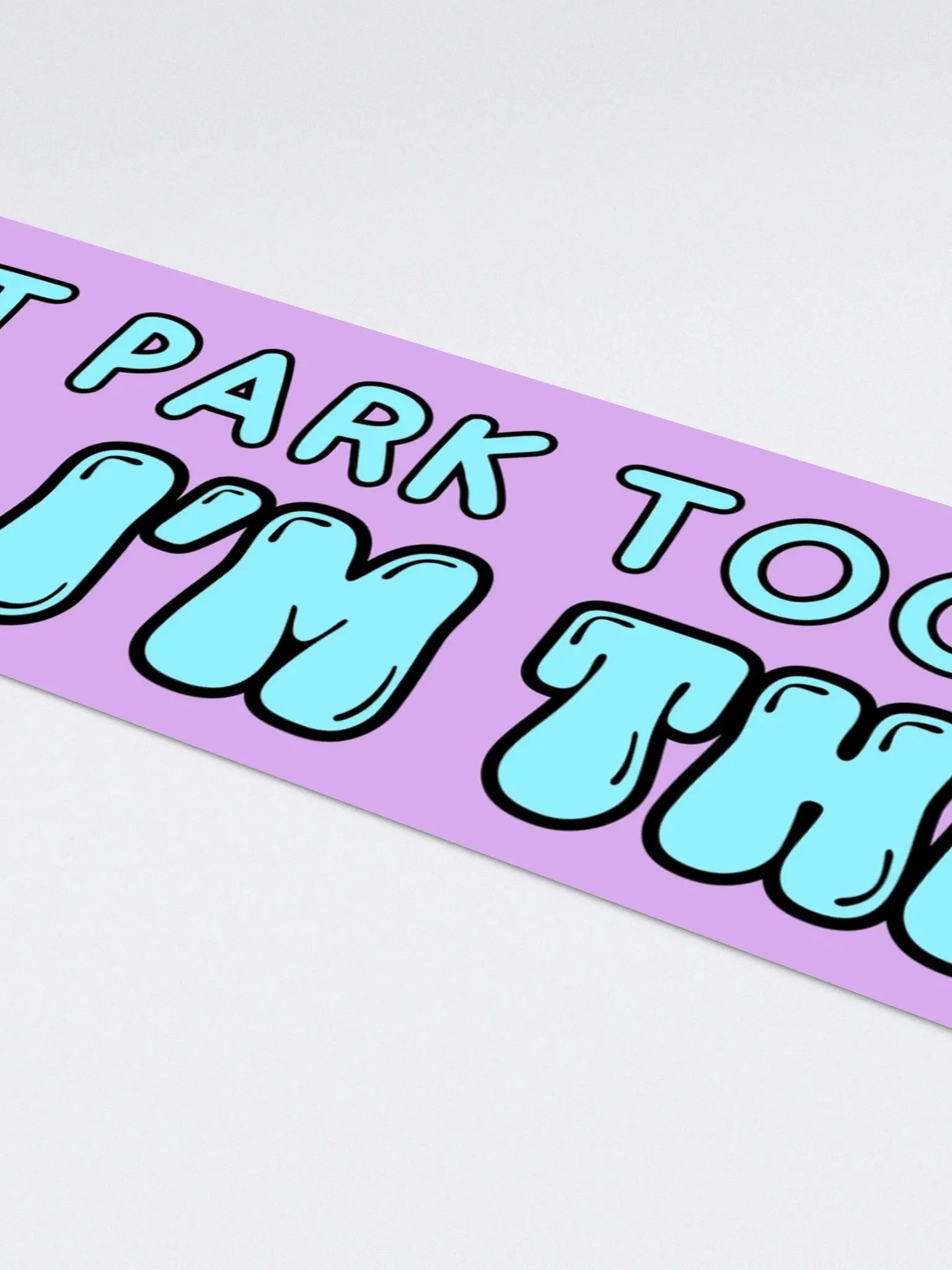 I'm Thicc Bumper Sticker product image (4)