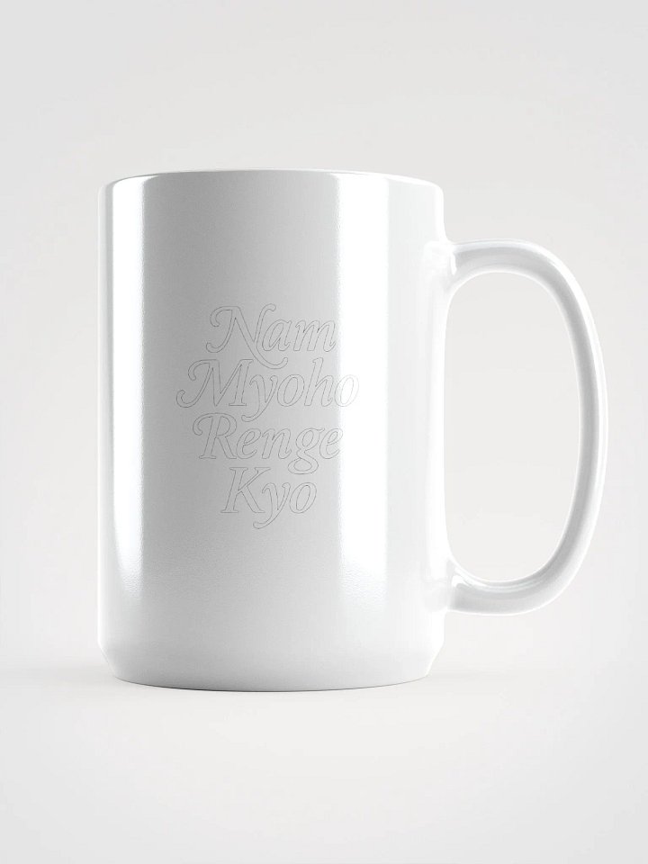 White Glossy Mug featuring Nam Myoho Renge Kyo product image (1)