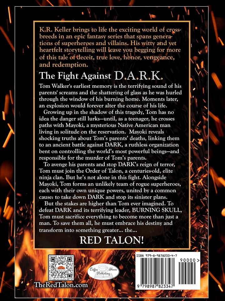 Author Signed Copy - Red Talon and The Burning Skull Novel product image (2)
