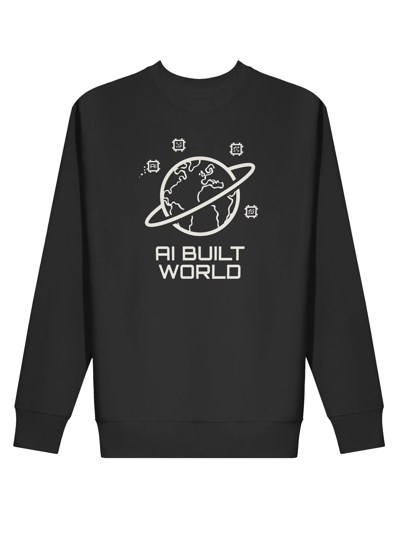 AI Built World Premium Crewneck product image (10)