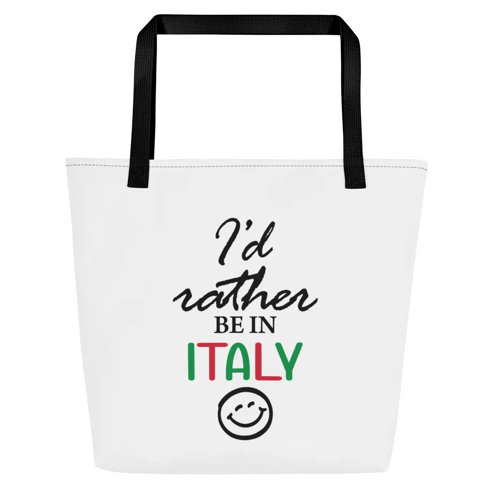 I'd Rather Be in Italy Tote Bag product image (3)