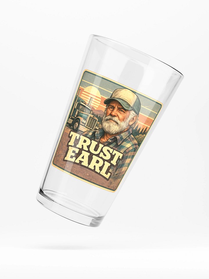 TRUST EARL SHAKER PINT GLASS 16oz product image (1)