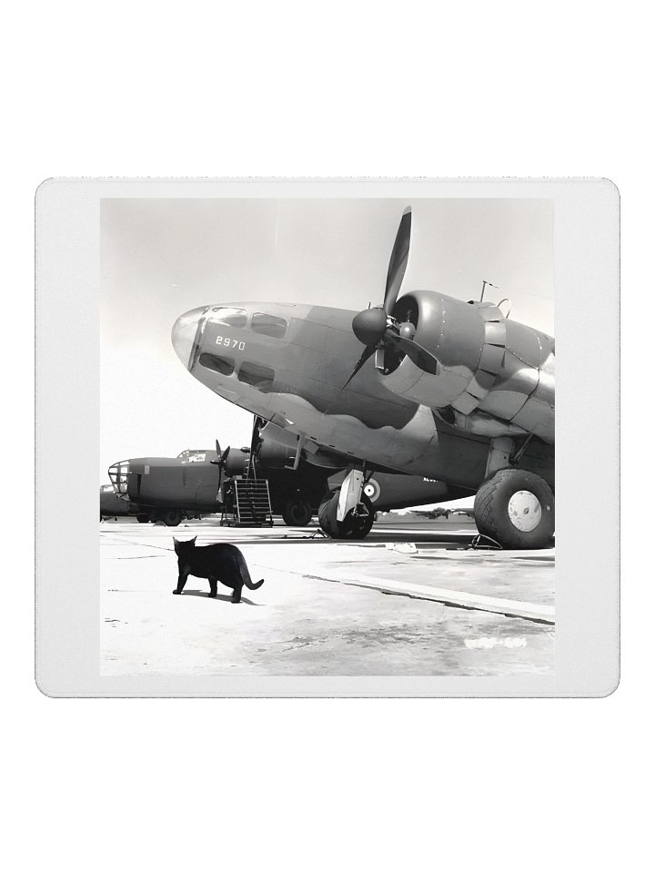 Cat on the Tarmac Gaming Mouse Pad product image (2)