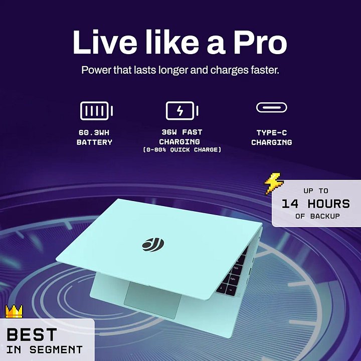 Primebook 2 Pro 2025 (New Launch) | 8GB RAM, 128GB UFS Storage | 14.1-Inch FHD IPS Display | 14 Hours Battery | MediaTek Helio G99 | Android 15 (PrimeOS 3.0) | Backlit Keyboard | in-Built AI (Aqua) product image (2)