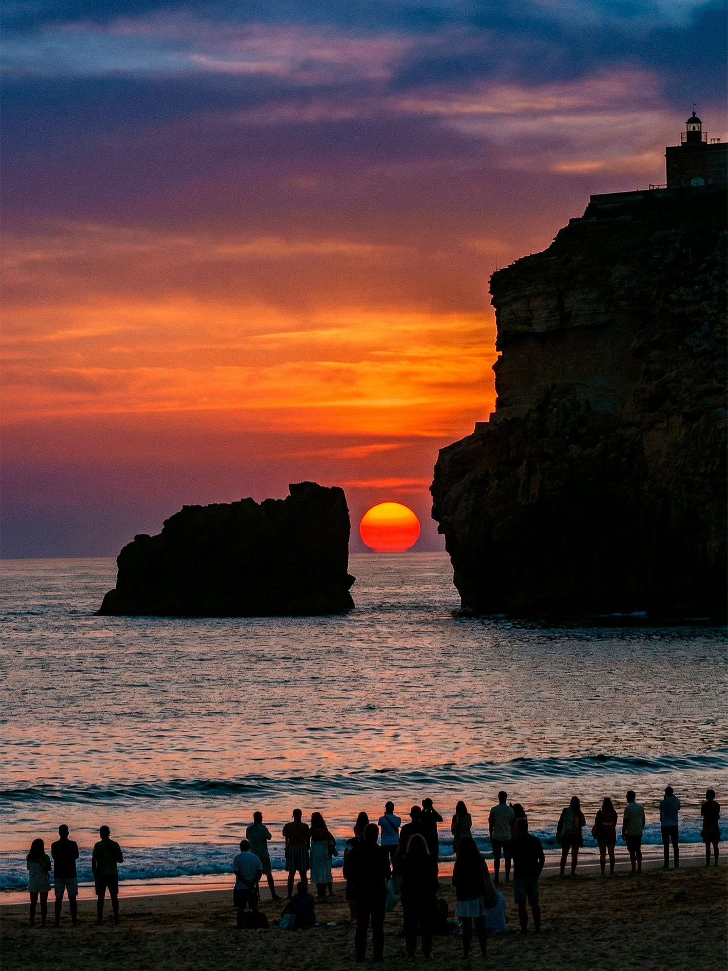 Where the Sun Meets the Ocean — Captured in Nazaré product image (1)