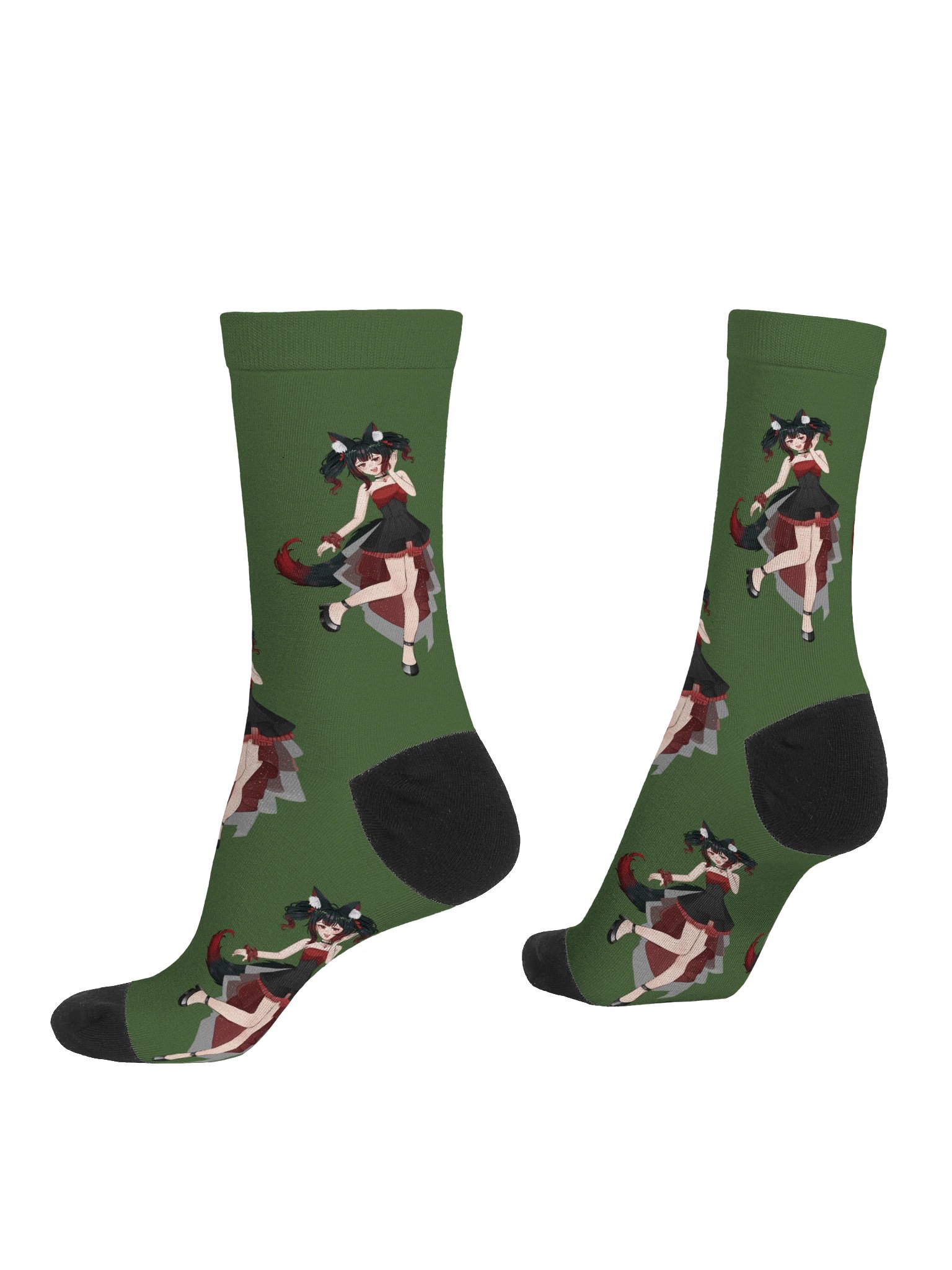 Pretty Fox — Collage Crew Socks product image (4)