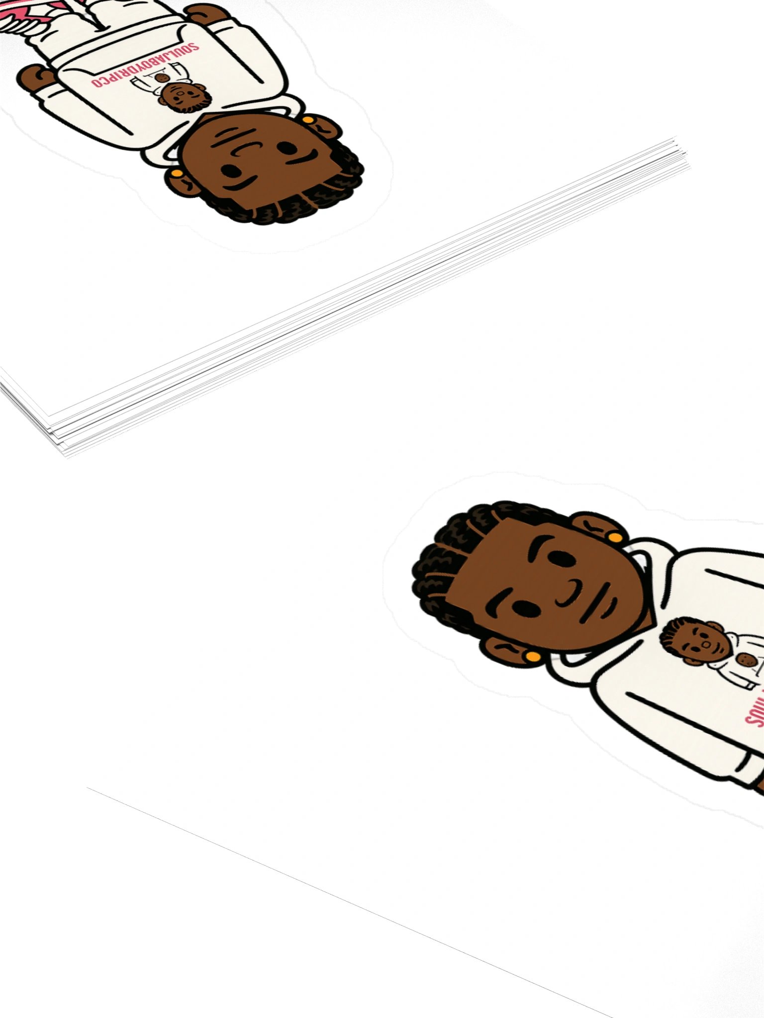 SouljaBoyDripCo Cartoon Drip Kiss Cut Sticker product image (10)