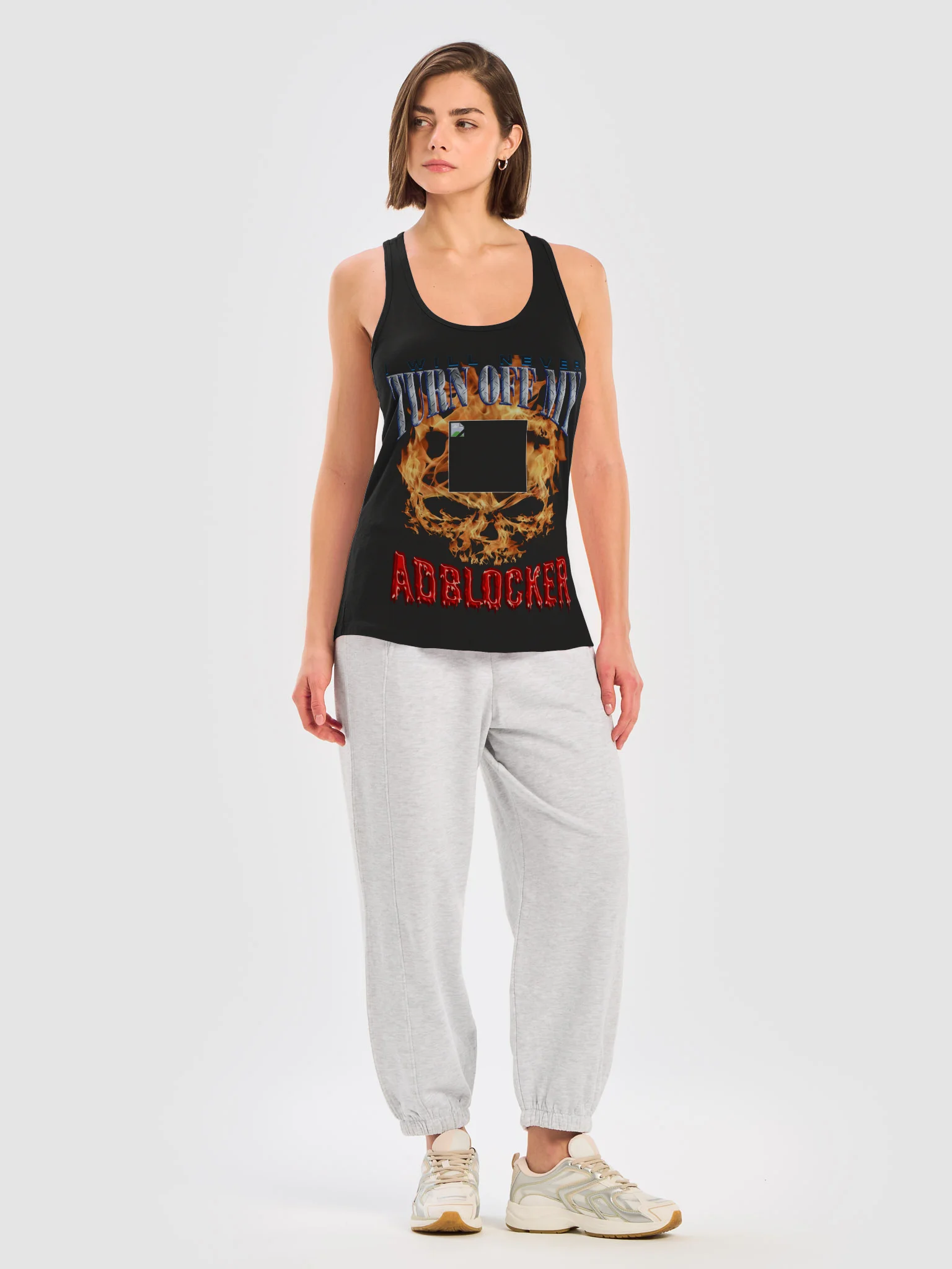 ADBLOCKER RACERBACK TANK TIOP product image (5)