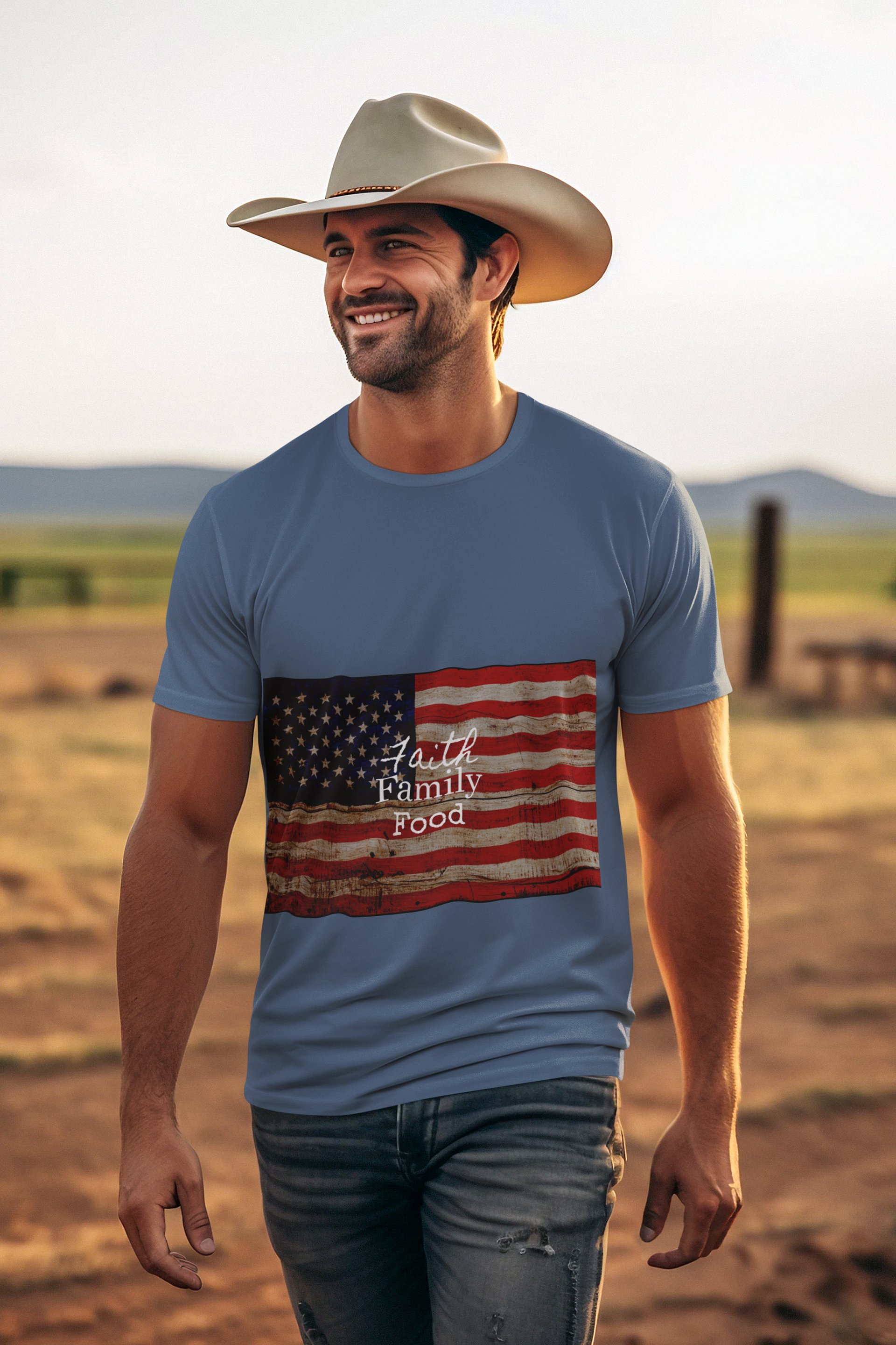 Faith, Family, Food Tee product image (5)