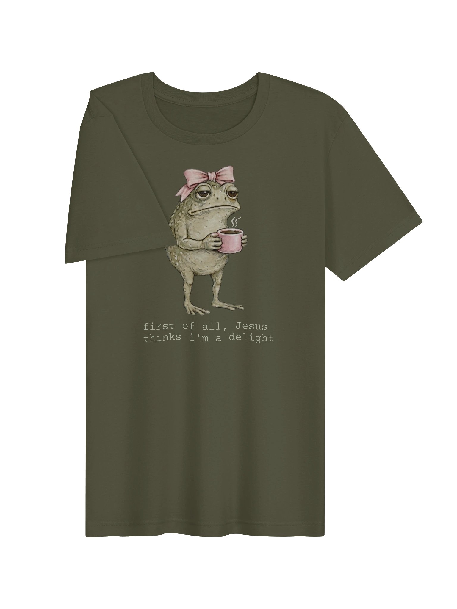 Jesus Thinks I'm a Delight Sarcastic Toad Graphic Tee product image (24)