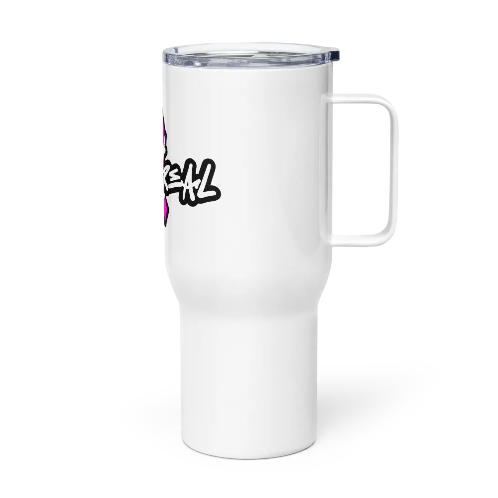 Breast Cancer Awareness Travel Mug With Handle product image (3)